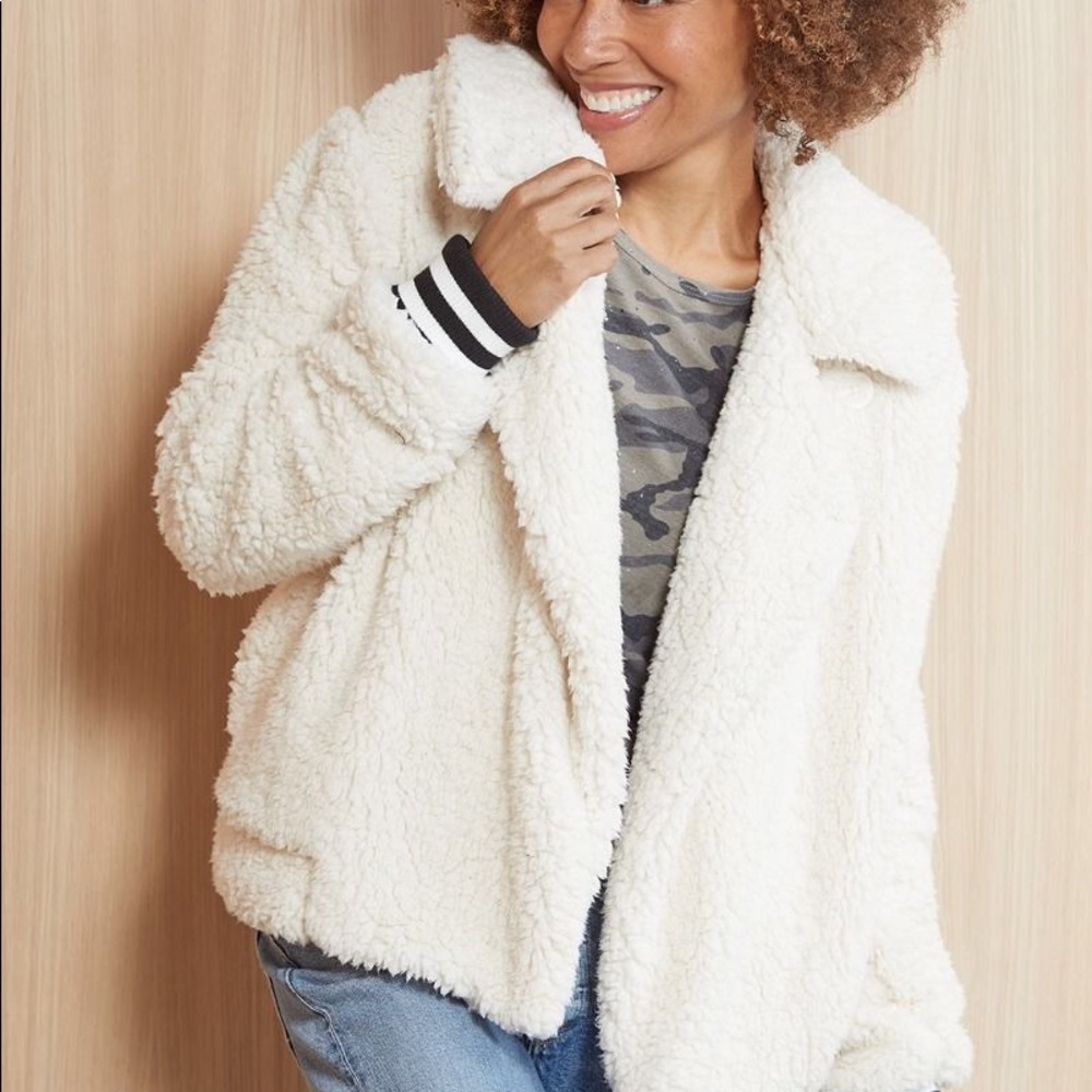 BB Dakota Fleece Love Jacket xs